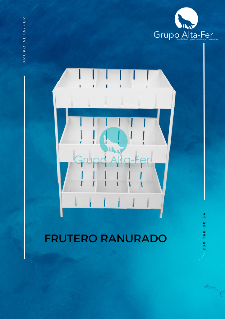 FRUTERO RANURADO