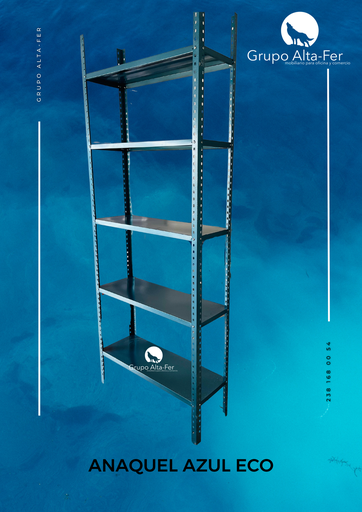 [B01] ANAQUEL AZUL ECO 30X85 CM CALIBRE/28 POSTE/20